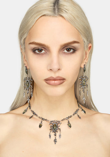 Lordis Stone Drop Necklace